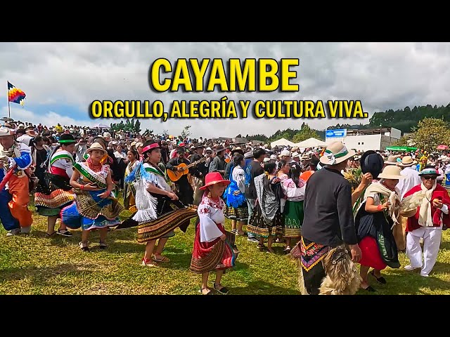 La EMOCIONANTE toma de la PLAZA. Fiestas de Cayambe 2025