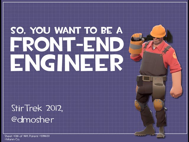So, You Want to be a Front-End Engineer
