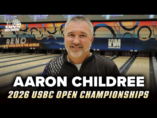 Aaron Childree rolls 823 in singles at 2026 USBC Open Championships