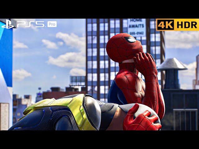(PS5 PRO) Brand New Day Tom Holland and Miles join to Fight Sandman | 4K HDR