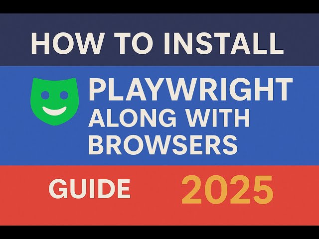 TypeScript Playwright Setup Made Easy – E2E Install with Browsers (2025)