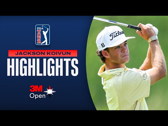 Jackson Koivun, de 21 años, logra una ronda de 61 golpes (-10) | Ronda 3 | 3M Open | 2026