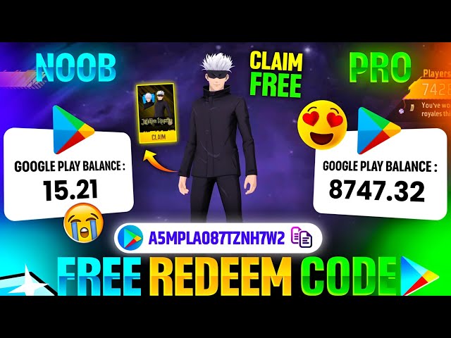 FREE REDEEM CODE (GOJO BUNDLE) | FREE REDEEM CODE APP | GOOGLE PLAY REDEEM CODE APP | REDEEM CODES