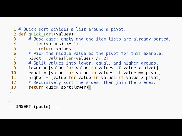How to Write Quick Sort in Python