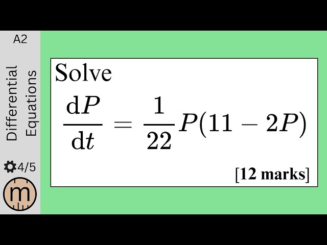 Meerkats and Differential Equations [Edexcel]