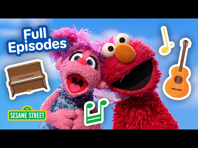 Make Music with Elmo & Friends!  🎹 🎻 | FOUR Sesame Street Full Episodes