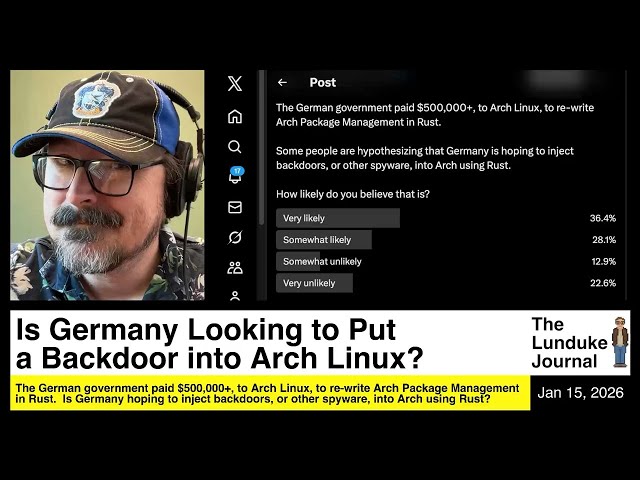 Is Germany Looking to Put a Backdoor into Arch Linux?