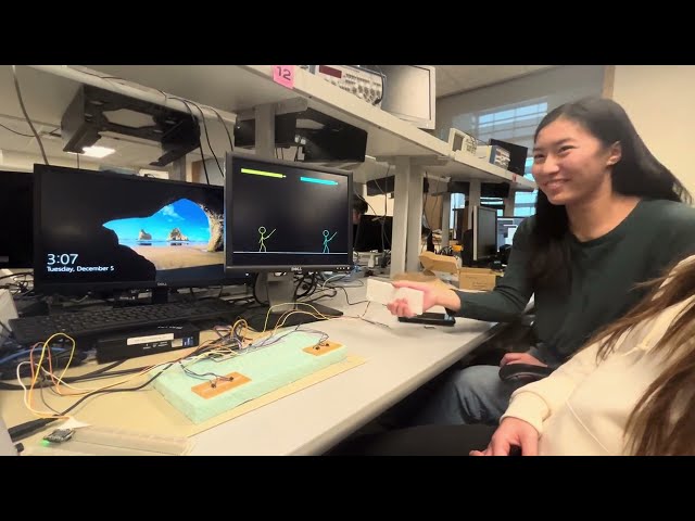 Stickman Ninja game implemented with RP2040