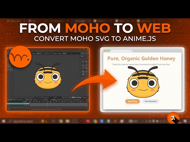 From Moho to Web: Convert Moho SVG animations to Anime.js Code