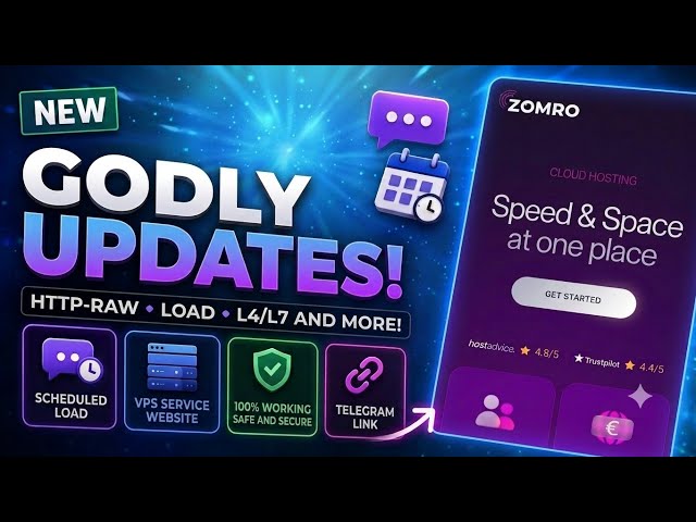 HTTP-RAW VS RANDOM VPS WEBSITE | LATEST BOOTER AND STRESSER BY GODLY C2