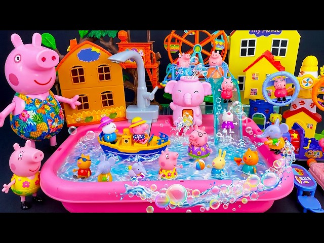 30 Minutes Satisfying with Unboxing PEPPA PIG Water Park Adventure Playset ASMR Review Toys🐷💦
