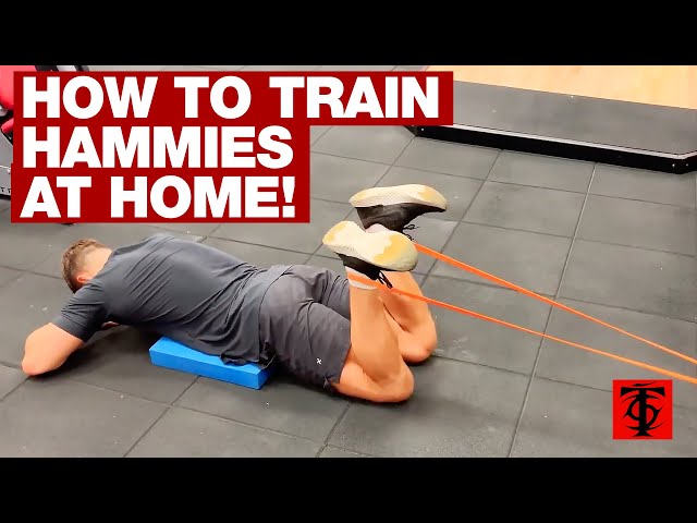 Band Prone Hamstring Curl