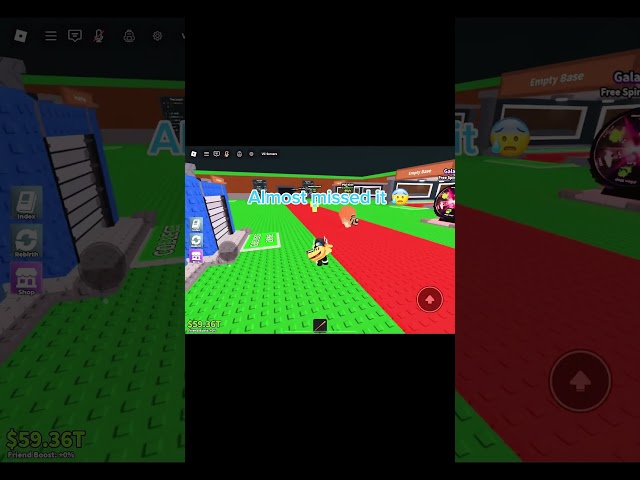 Almost missed it 😰 #stealabrainrot #sab