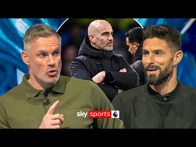 Olivier Giroud & Jamie Carragher discuss Chelsea | "They need time to compete for the title"