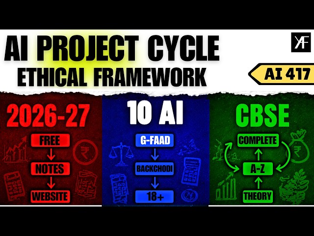 Revisiting AI Project Cycle | Class 10 AI 417 | Part B - UNIT 1 | Complete One Shot | 2026-27 Boards
