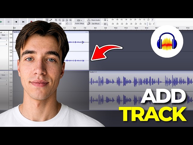 How To Add A Music Track To A Finished Recording In Audacity | Tutorial 2026