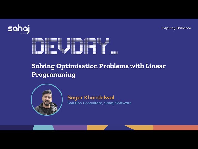 Solving Optimisation Problems with Linear Programming