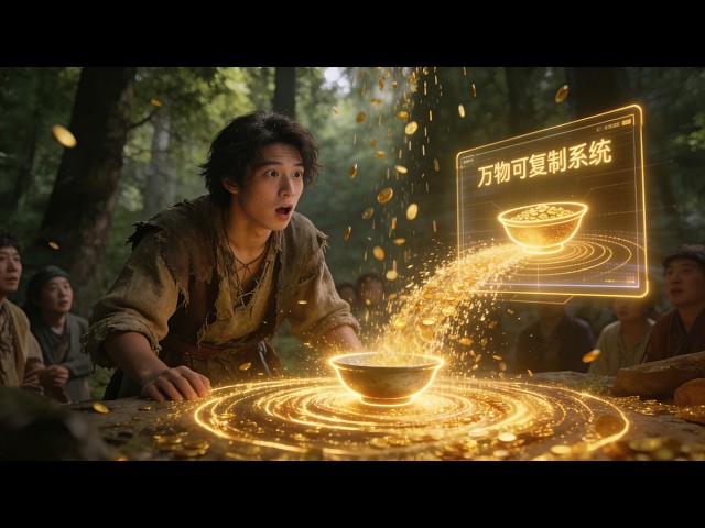 【完結】🔥 1個銅錢可以變成100個？窮小子用萬物可複製的碗，複製萬物發大財.....