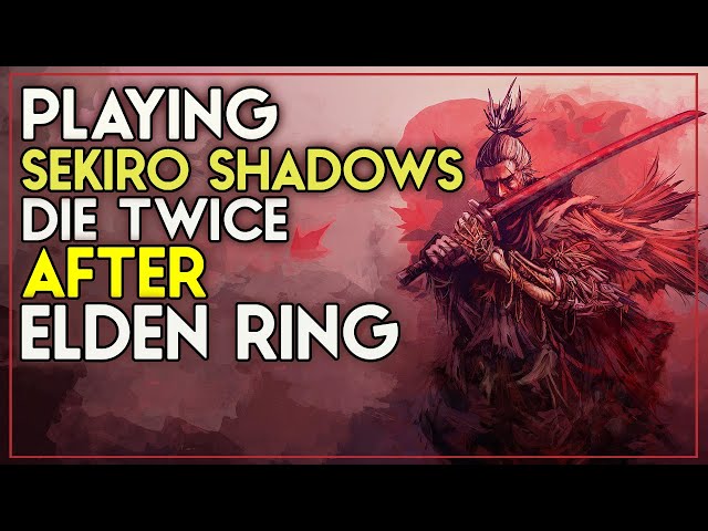 Playing Sekiro After Elden ring