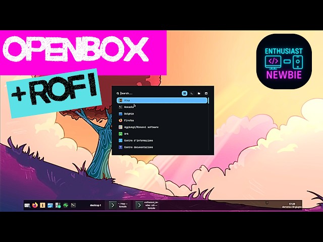 OPENBOX + ROFI | A Fast and Minimal Desktop Environment