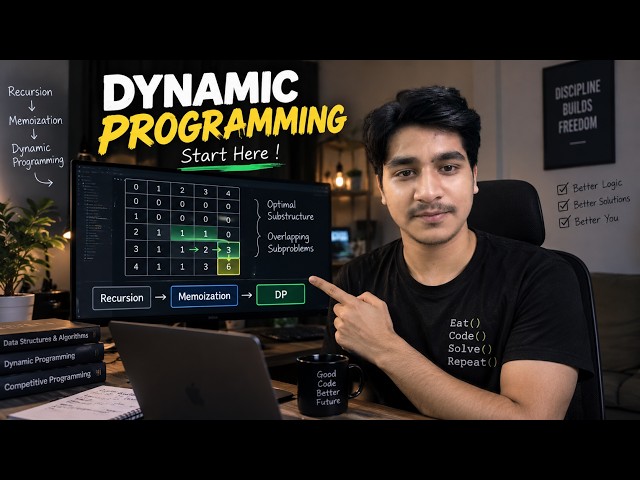 Dynamic Programming (DP) Explained from Scratch | Introduction & Complete Roadmap | DSA