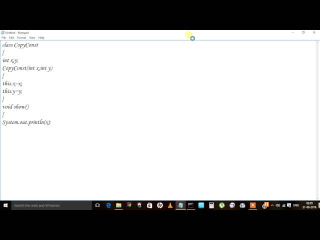 copy constructor in java
