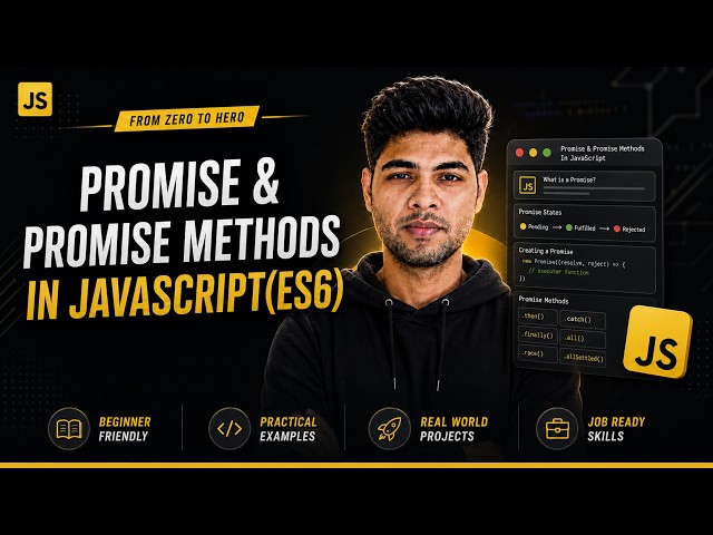 Promise in JS | Promise chaining and methods in JavaScript | JavaScript Tutorial #30