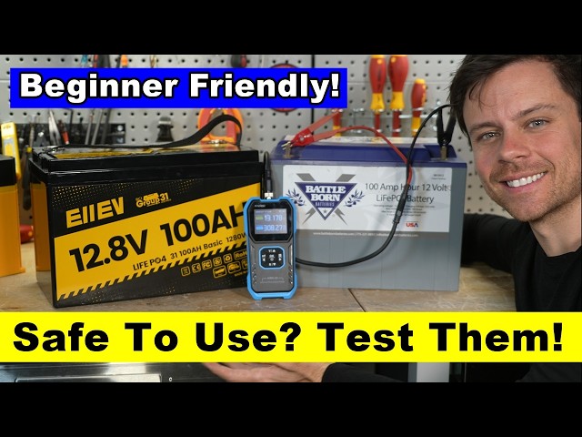 How To Test a 12V Lithium Battery: Beginner Friendly! Voltage/Internal Resistance/ Capacity and More