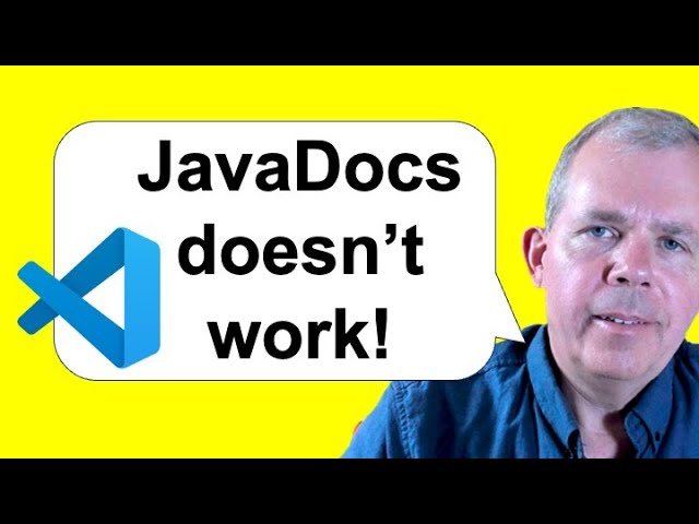 How to generate java docs in VS Code