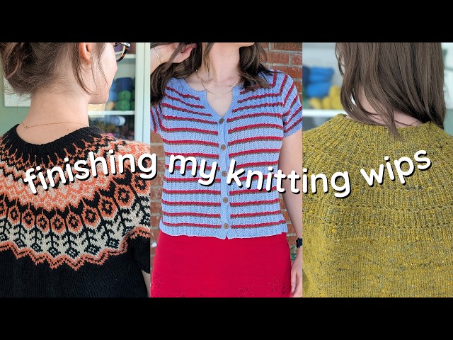 Finishing my knitting WIPs ep. 4