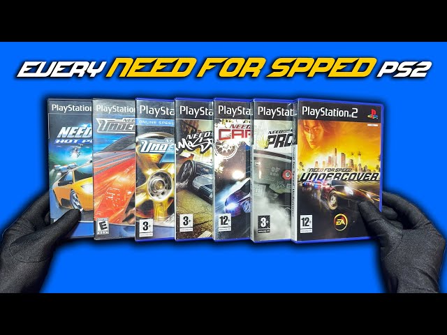 Unboxing Every Need For Speed Game on PlayStation 2 (2002-2008)
