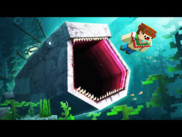 I SURVIVED the BLOOP in MINECRAFT... 🦈💀😨 SILVIOGAMER MINECRAFT BUT