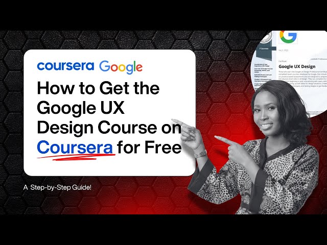 How to Get the Google UX Design Course on Coursera for FREE | Step-by-Step Guide!