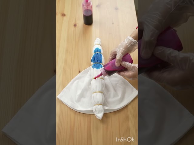 How to Tie Dye a PERFECT Bullseye Shirt 🎯?#DIY #ShirtDesign#Shorts #Bullsey#CraftTutorial#TieDyeArt