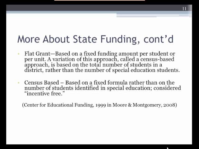 Module 8: Funding School Based Services