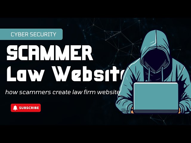 How Scammers Create Law Firm (Lawyer) Website | Cyber Security Tutorial