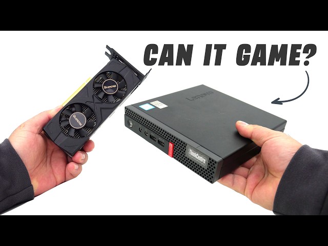 Lenovo M910x + GTX 1650 LP: CAN IT GAME?