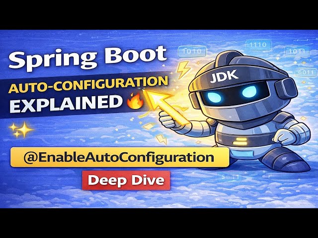 Spring Boot Auto-Configuration Explained 🔥 | @EnableAutoConfiguration Deep Dive #SpringBoot #java