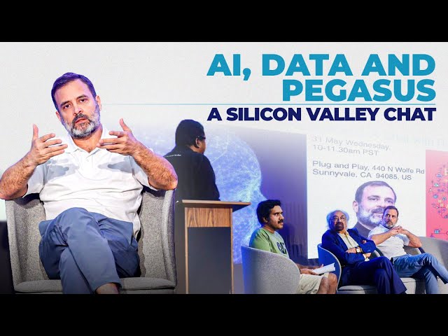 India’s role in the AI revolution | Rahul Gandhi | Silicon Valley, USA