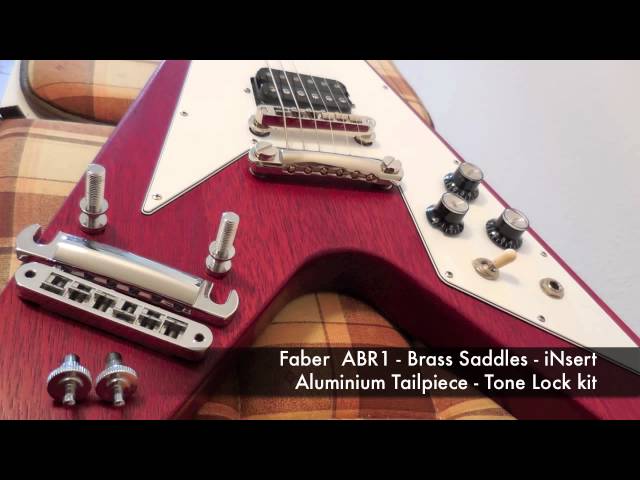 Gibson ABR Nashville Bridge & Tailpiece Replacement - Upgrade by Faber