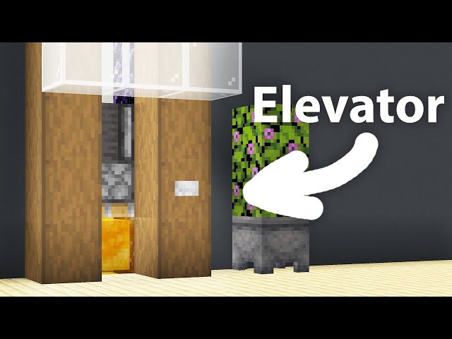 How to Build EASY ELEVATOR in Minecraft