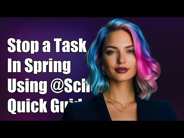 How to Stop a Scheduled Task in Spring Boot Using @Scheduled Annotation