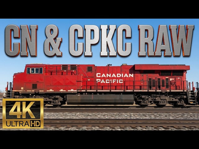 Pure Engine Sounds: 40 Minutes of Raw CN & CPKC Rail Action RFT#87