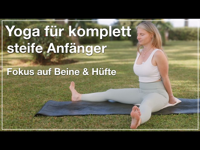 Yoga for completely stiff beginners & inflexible people | 20-minute gentle stretch