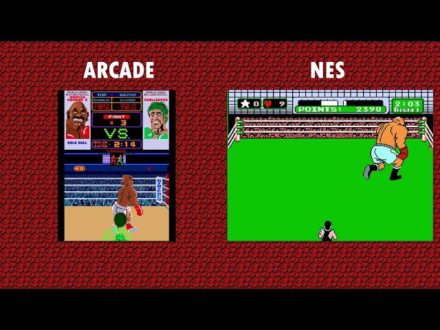 Arcade Vs NES - Punch-Out!!