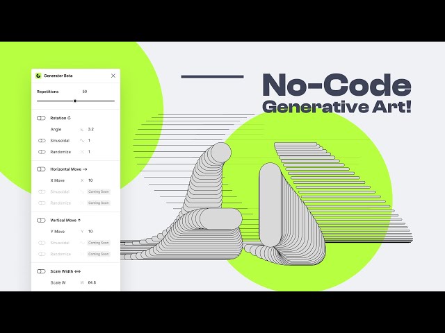 Create no-code generative art in Figma!