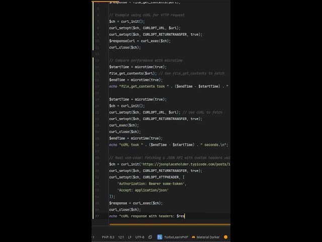 Which is faster for HTTP requests in PHP? cURL vs file_get_contents – Which One is Faster for HTTP