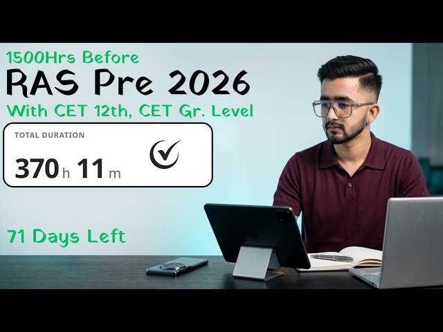 25/9 : Live Study With Me for Rajasthan Exams | Track Your Life Productive System With Me #ras #rpsc