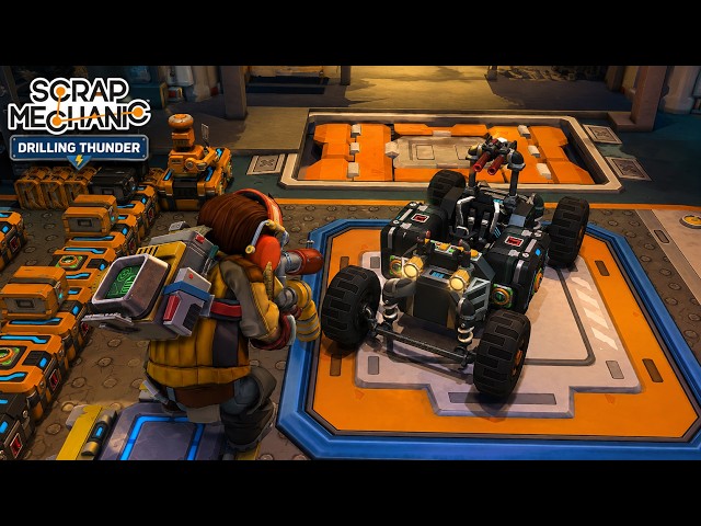 "HIGH-TECH" Exploration Vehicle Tutorial + Vehicle building tips | Scrap Mechanic Chapter 2