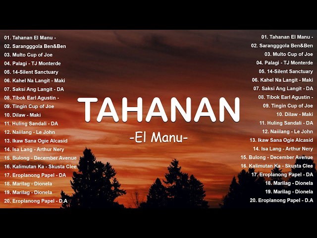 Tahanan - El Manu 💙 Trending OPM Tagalog Songs 2026 🎧 Viral Filipino Music Playlist
